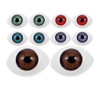 SUPVOX Pendientes de Globo Ocular para Mujer, 5 Pares, Diseño Divertido y Original, Ligeros y Cómodos, Hechos de Resina y Plástico, Ideales para Boda y Cumpleaños
