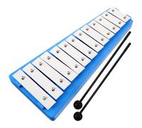 SUPVOX Piano De Aluminio De Tonos Glockenspiel Para Principiantes Con Mazos Instrumento De Percusión Xilófono Clases De Música