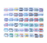 SUPVOX Piedras de Imitación Cuadradas de Resina 2.5mm, 48 Colores Kit de 2304 Piezas para Pintar Gemas, Materiales Artesanales DIY para Manualidades y Decoración