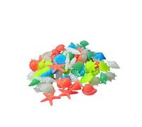 SUPVOX Piedras Fluorescentes para Decoración Peceras Unidades Natural para Peces Accesorio Paisaje Acuático Adorno para Tanque de Peces Color Aleatorio Color Aleatorio