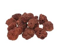 SUPVOX Piedras Volcánicas Rojas para Plantas de Interior y Exterior 2-3 Cm 600 G Roca Volcánica para Macetas y Paisajismo de Jardín Piedras Decorativas para Acuarios y Jardineras