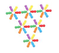 SUPVOX Piezas de Madera para Juegos de Mesa, 120 Clavijas de Colores Surtidos, Peones en 6 Tonos Vibrantes, Accesorios para Damas Chinas y Juegos de Estrategia, Piezas de Ajedrez