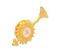 SUPVOX Pin de Comunión Cáliz y Cruz, Broche Religioso para Ministro Eucarístico, Alfiler de Solapa Dorado, Joya Católica para Celebraciones de Comunión, Accesorio Religioso Unisex