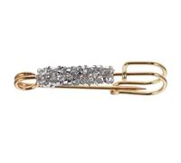 SUPVOX Pin de Pecho Gemas de Imitación Blanco, Alfiler Decorativo para Ropa Diseño Delicado y Material de Rhinestone, Adecuado para Uso Diario y Fiestas