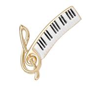 SUPVOX Pin de Solapa de Piano para Ropa de Mujer Adorno Elegante de Instrumento Musical Patrón de Notas