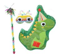 SUPVOX Piñata Colgante Dinosaurio Fiesta Decoración Cumpleaños con Garrote para Celebraciones Infantiles