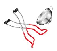 SUPVOX Pinzas de Acero Inoxidable para Botellas y Tarros, Clip Antideslizante para Uso en Elaboración de Conservas y Mermeladas en Cocina Saludable