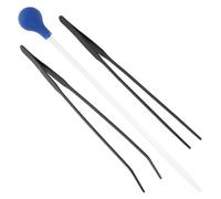 SUPVOX Pinzas De Acuario Accesorios De Peceras Limpiador De Agua Set 3pcs Herramientas De Alimentación