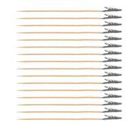 SUPVOX Pinzas de Cocodrilo de Madera con Palitos para Pintura y Notas 50 Unidades Soporte Creativo para Manualidades Fotos y Modelismo Accesorio Multifuncional para Escritorio y