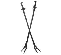 SUPVOX Pinzas para Plantas Acuáticas Negras de 50 CM Herramienta de Limpieza para Acuarios Pack de 2 Unidades Ideales para Plantar y Alimentar Peceras