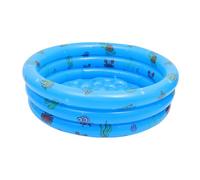 SUPVOX Piscina Hinchable Redonda para Bañera Inflable Interior y Exterior Educativo de Verano para y Fácil de Transportar Color Azul