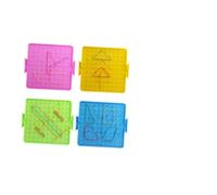 SUPVOX Placa de Uñas 4 Piezas para Tablero de Matemáticas de 14Cm Juego Didáctico Herramienta de Enseñanza para Juguete Educativo para Niños
