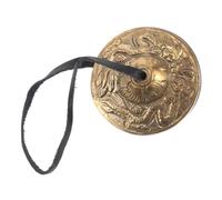 SUPVOX Platillos de Dedo de Cobre para Danza y Rituales con Banda Sonido para Ceremonias Espirituales y Prácticas Musicales Versátiles