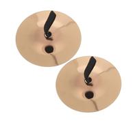 SUPVOX Platillos de Mano de Cobre para Danza del Vientre Instrumento Musical de Percusión Platillos Pequeños para Montessori y Fiestas