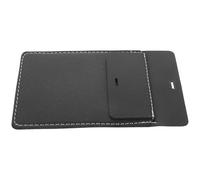 SUPVOX Portalápices de Bolsillo de Cuero Negro, Protector para Camisas y Batas de Laboratorio, Organizador Compacto Multiusos para Bolígrafos, Lápices y Tarjetas, Adecuado para Oficina