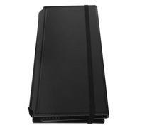 SUPVOX Portapapeles Plegable Negro de Tres Pliegues para Enfermería, Carpeta Clínica Compacta Resistente al Agua, Organizador Portátil para Estudiantes y Profesionales Salud