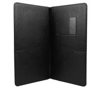 SUPVOX Protector de Carta de Vinos y Libro de Menú de Bebidas de Pu Negro, Ligero y Fácil de Transportar, para Hoteles y Cafeterías