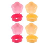 SUPVOX Protectores de Perillas para Estufas de Gas 4 Piezas 2 Rosa 2 Amarillo Cubiertas de Seguridad a Prueba Mascotas Resistentes al Calor y Antiaceite para Cocina Doméstica