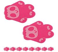 SUPVOX Protectores para Patas de Perro L 40 Unidades Almohadillas Antideslizantes Transparentes de Material Ligero y Flexible Fundas Adhesivas para Mascotas para Paseos Seguros al Aire