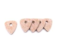 SUPVOX Púas de Fieltro de Lana Crema para Guitarra y Ukelele, 10 Piezas, 4 Mm, Accesorio Flexible para Cuerdas de Nylon, Adecuado para Guitarra Clásica Acústico