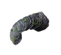 SUPVOX Puente De Resina para Reptiles Rampa Escalable, Cueva Escondite Grande, Color Piedra, Plataforma para Tomar El Sol, Decoración Acuario, Adecuado para Tortugas y Geckos Juveniles