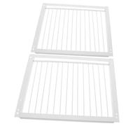 SUPVOX Puerta de Entrada para Jaula de Palomas Mensajeras 2 Piezas 30 Cm de Alambre de Hierro Resistente para Entrenamiento Exterior y Cría Segura de Aves