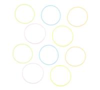SUPVOX Pulsera Elástica De Silicona 10 Pcs Para Todas Las Edades Suave y Cómoda