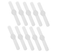 SUPVOX Pulseras a Presión para Fiestas Diy, 10 Piezas Medianas, Bandas Reutilizables de Grafiti Hechas a Mano para Niños y Adultos, Accesorio Ligero para Cumpleaños y Eventos Temáticos