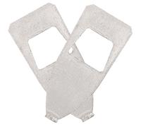 SUPVOX Puntas para Arco de Violín Metálicas 2 Piezas Accesorios para Instrumentos de Cuerda Repuestos Compatibles para Violín y Viola Protección Antideslizante para Música Clásica y