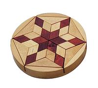 SUPVOX Puzzle Educativo de Madera Vintage Portátil de Reconocimiento de para Juguete Didáctico Seguro y Natural Fomenta Atención y Familiar
