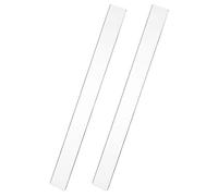 SUPVOX Regla Acrílica para Hornear 2 Piezas, Guía para Rodillo para Medir Grosor de Masa 3 Mm X 40 Cm, Reutilizable, Herramienta Precisa para Repostería y Elaboración de Galletas