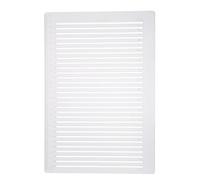 SUPVOX Regla de Examen Transparente para Dibujo y Medición, 1 Pieza A4 sin Líneas 0.9 Cm de Separación, Regla Plástica Rígida y Flexible para Material Escolar y Oficina