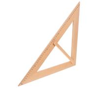 SUPVOX Regla de Madera Reutilizable para Enseñanza Triángulo Isósceles Grande de 1 Pieza Herramienta Didáctica Geométrica para Aula Instrumento de Medición y Dibujo Educativo