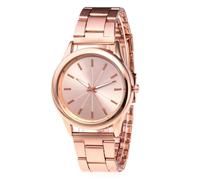 SUPVOX Reloj de Pulsera para Mujer de Cuarzo Correa de Acero Inoxidable Color Rosa Dorado Diseño Moderno y Cómodo para Uso Diario y Negocios