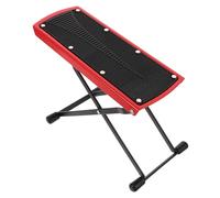 SUPVOX Reposapiés de Guitarra Clásica Soporte para Patas de Guitarra Plegable y Ajustable Reposapiés de Metal Antideslizante para Guitarrista Eléctrico y Acústico para Ensayos