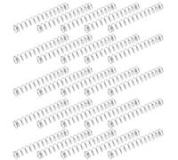 SUPVOX Resortes de Compresión de Acero Inoxidable 04X4X30 MM 50 Piezas Mini Resortes para Reparación y Recarga de Bolígrafos Rollerball Accesorios para Bolígrafos de Oficina y Escolar