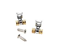 SUPVOX Retenedor de Cuerdas de Guitarra Eléctrica de Metal 2 Piezas Tornillos de Montaje Guía Práctica para Cuerdas Tamaño Pequeño y Ligero Accesorio para Estabilizar y Proteger