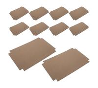 SUPVOX Revestimiento de Cartón Corrugado para Terrario de Reptiles, 100 Piezas de 32 X 20 Cm, Suelo Absorbente para Jaula de Tortugas, Lagartos y Serpientes, Tapete Recortable