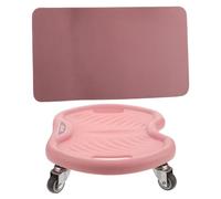 SUPVOX Rodillo Abdominal Silencioso de Ruedas con Almohadilla para Rodillas Equipo Compacto para Ejercicios Casa y Entrenamiento de y del Equilibrio