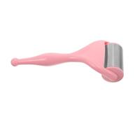 SUPVOX Rodillo de Hielo Facial y Rodillo de Masaje Cuidado Ojos, Acero Inoxidable y Plástico, Rosa, Portátil, para Mujeres, Frente y Piernas, Obsequio para Amigas o Familia