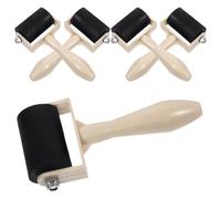 SUPVOX Rodillo de Tinta para Impresión Artística 5 Unidades, Herramienta de Estampación de Plástico Ligera para Manualidades y Grabado, Adecuado Bricolaje Creativo