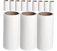 SUPVOX Rodillo Quitapelusas Multifunción para Mascotas y Hogar, Práctico Quitapelos Desechable, 12 Piezas 40 Hojas por Rollo, Material Duradero, Adecuado para Limpieza De Alfombras y Ropa