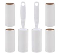 SUPVOX Rodillo Quitapelusas Portátil Reutilizable, 8 Unidades, Cepillo Quitapelos para Ropa, Sofá y Mascotas, Herramienta Compacta para Viaje y Limpieza de Pelusas y Pelos