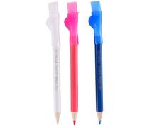 SUPVOX Rotuladores de Tiza para Costura 3 Colores, Herramienta de Marcado para Ropa, Tizas de Sastre Profesionales para Telas, Cuero y Manualidades, Set Práctico para Confección y