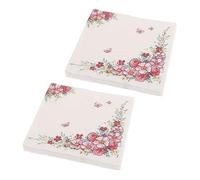 SUPVOX Servilletas De Papel Decorativas Estampadas Flores 20 Unidades Por Bolsa 4 Bolsas Absorción Fuerte Diseño Floral Para Fiestas Navideñas Eventos y Hogar