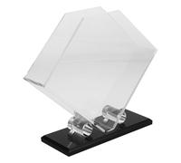 SUPVOX Servilletero Acrílico Vertical Negro para Servilletas de 11,5 Cm, Dispensador Compacto para Mesa, Porta Pañuelos Resistente Adecuado para Hoteles, Restaurantes y Uso Doméstico