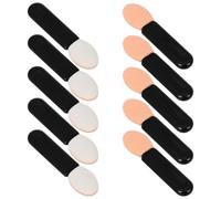 SUPVOX Set de 10 Mini Pinceles Sombra de Ojos Diseño Portátil y Pincel Multiuso en Acrílico para Retoques Rápidos y Looks de Fiesta