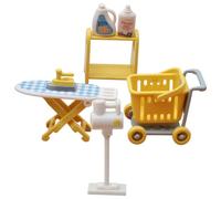 SUPVOX Set de Lavadora Juguete para Niños Juego de Limpieza Educativo Mini Simulación Realista Accesorios Aprendizaje Cognitivo Seguro para Niñas y Niños