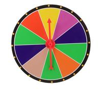 SUPVOX SIDA De Enseñanza De Giradería De Lotería Fortuna Rueca Mini Adulto Hilado Rueda De Juego Rueda Rueda Giratoria para Premios Portátil Rifa De Polivinilo