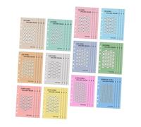 SUPVOX Sobres de Ahorro Euros A6 6 Agujeros Paquete de 48 Hojas para Reto de Ahorro Semanal de 52 Semanas y Seguimiento Financiero Papel Duradero para Presupuestos y Organización